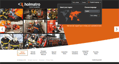 Desktop Screenshot of holmatro.com